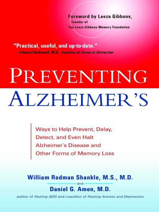 Title details for Preventing Alzheimer's by William Rodman Shankle - Available